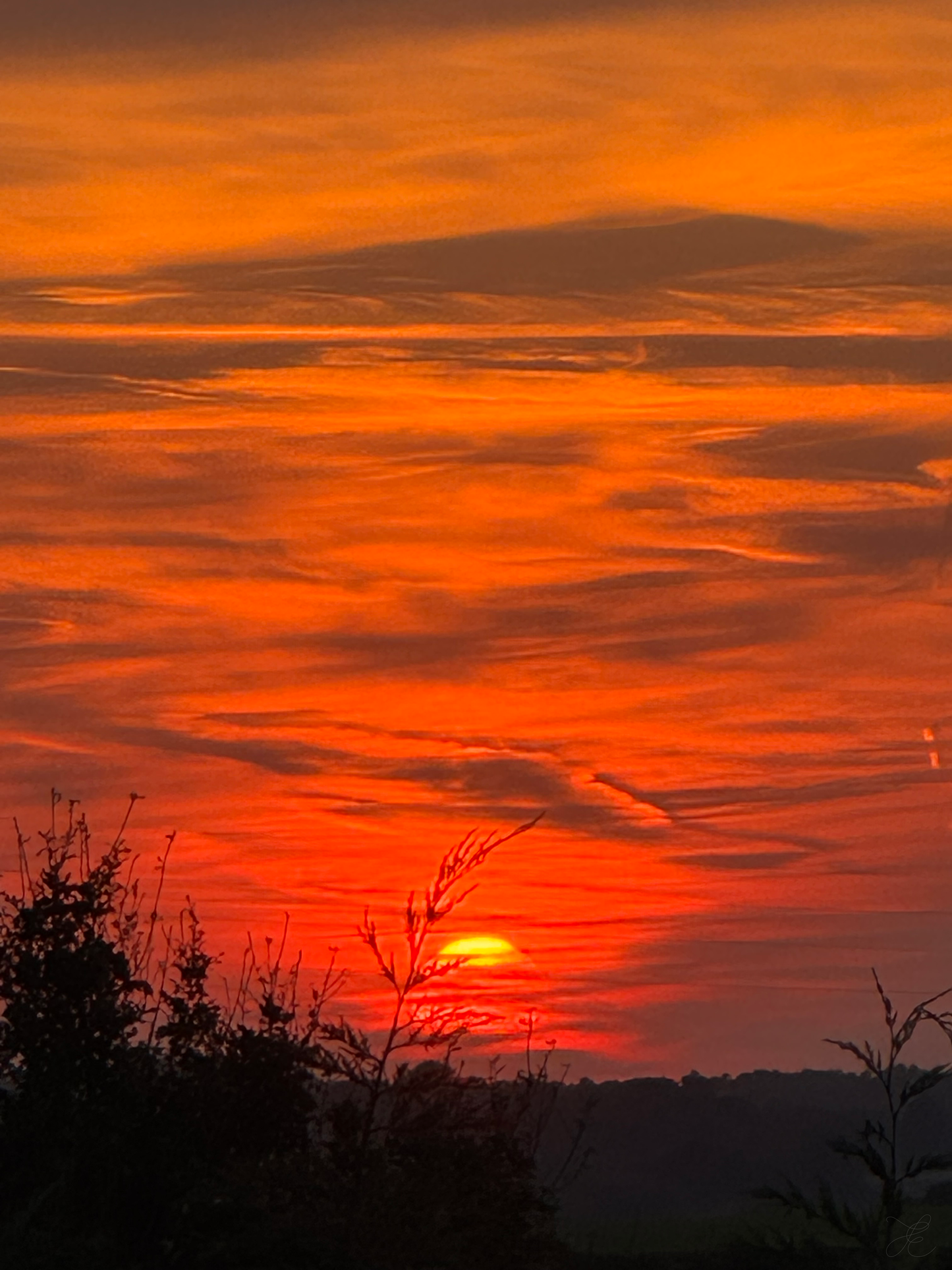 Cheshire Sunset -Fine Art Photographic Print