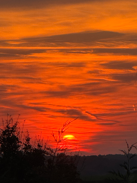 Cheshire Sunset -Fine Art Photographic Print